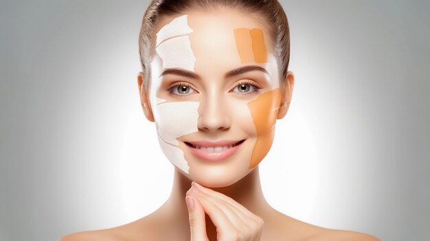 Healthy skin collagen