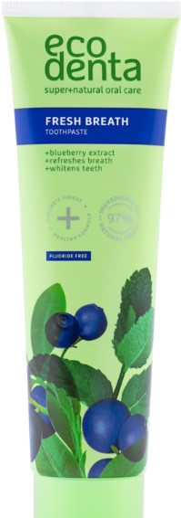 Ecodenta fresh breath fluoride free toothpaste