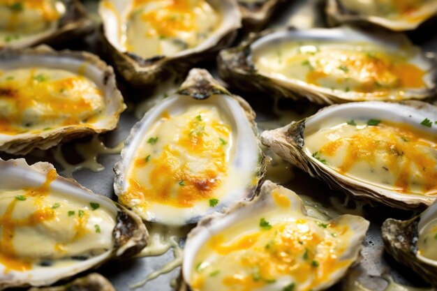 Oysters Cooked Rich in zinc and high foods for zinc