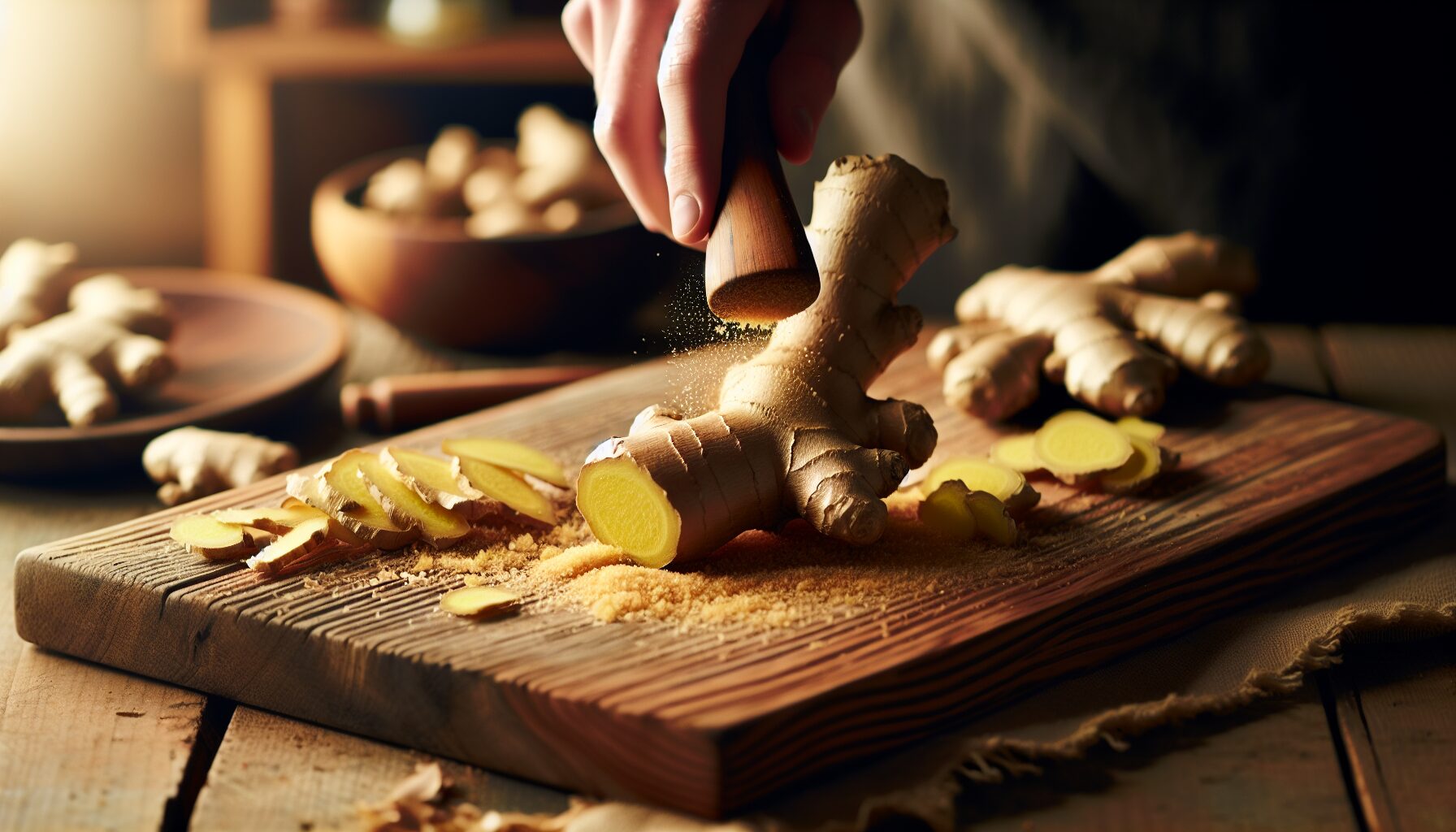 ginger root extract chopped