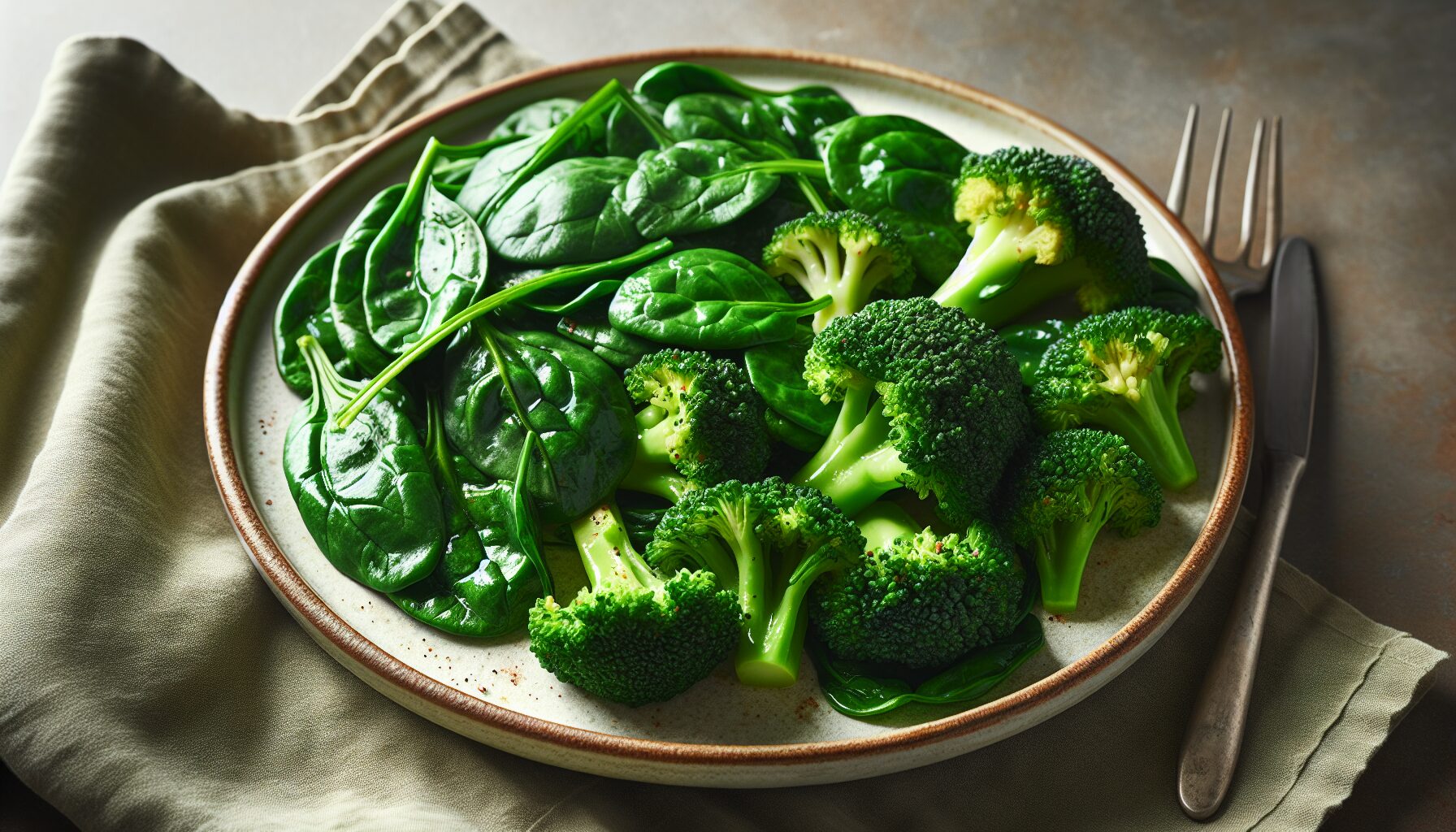 naturally boost immunity with spinach and broccoli