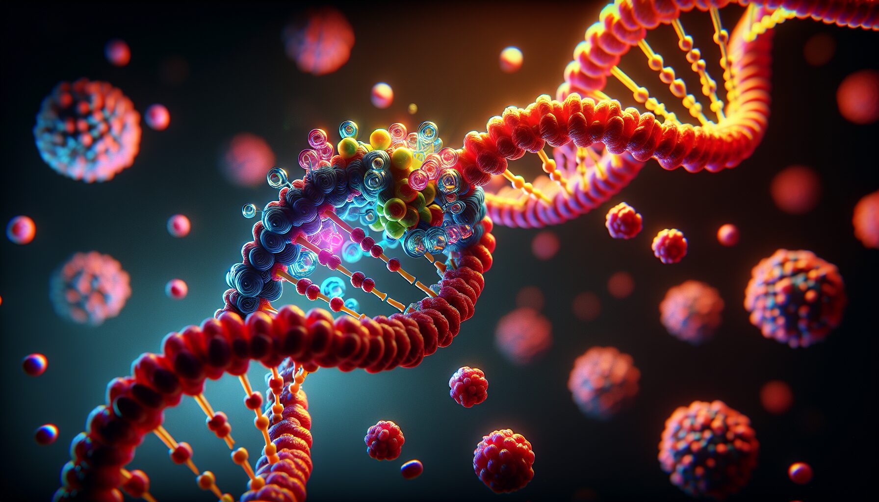 small molecule interacting with DNA stopping others