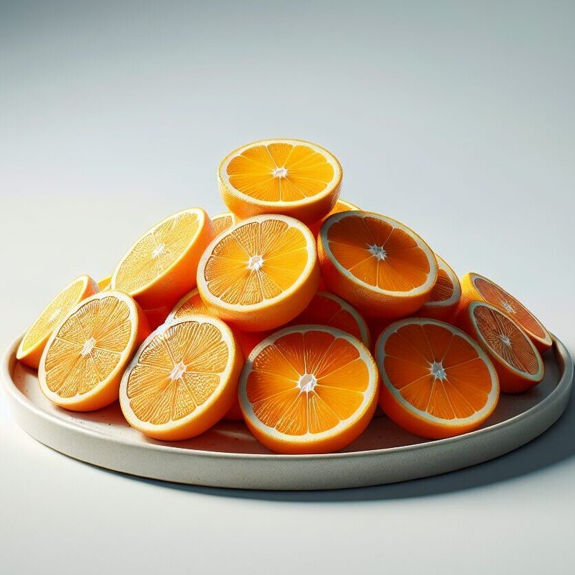 Oranges high in vitamin C