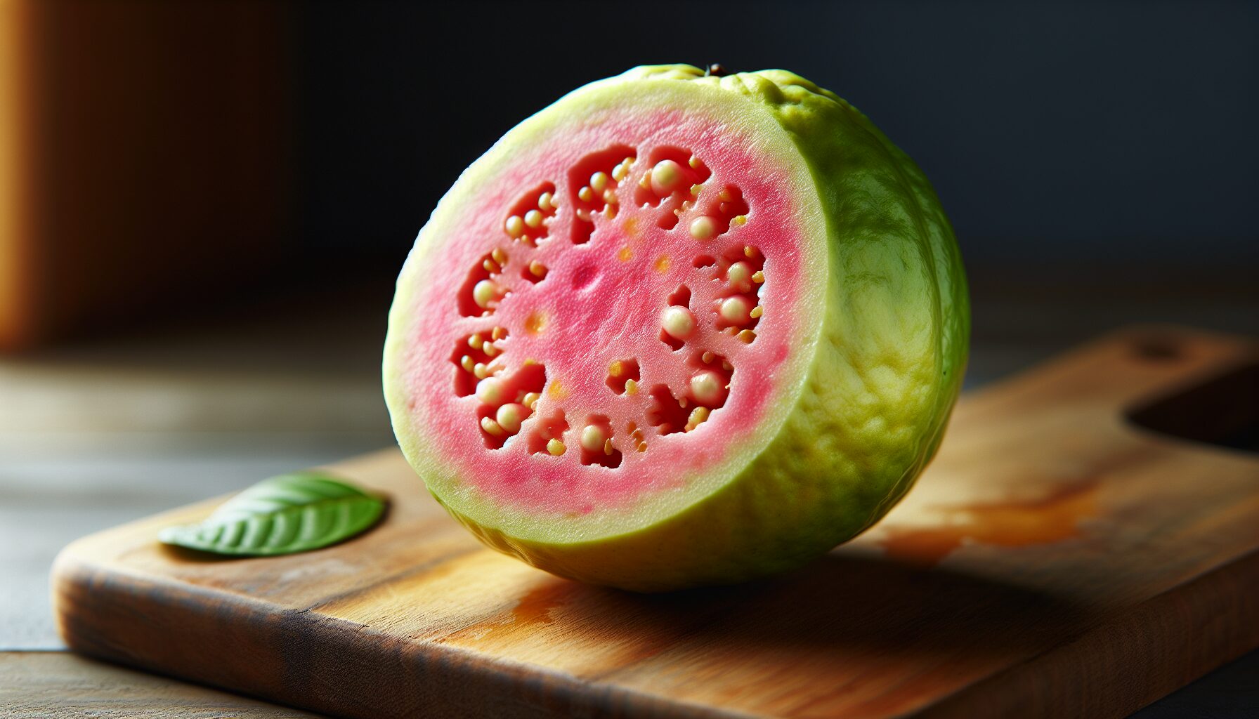 Guava fruit packed with lycopene