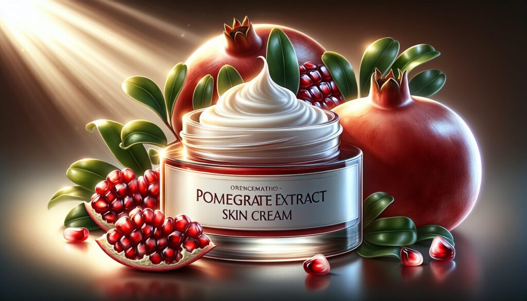 pomegranate skin cream photoprotection