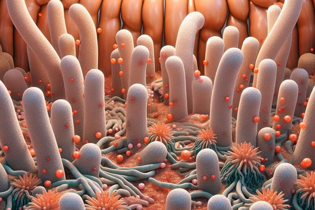 villi gut microbes